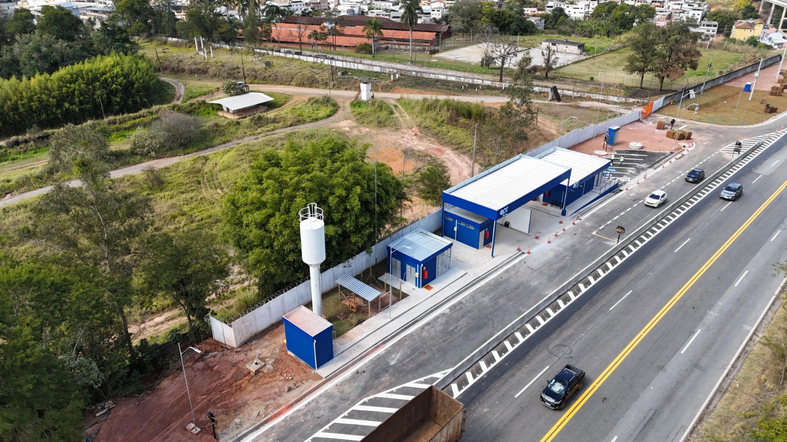 EPR Via Mineira inaugura base de apoio a motoristas na BR-040 em Santos Dumont